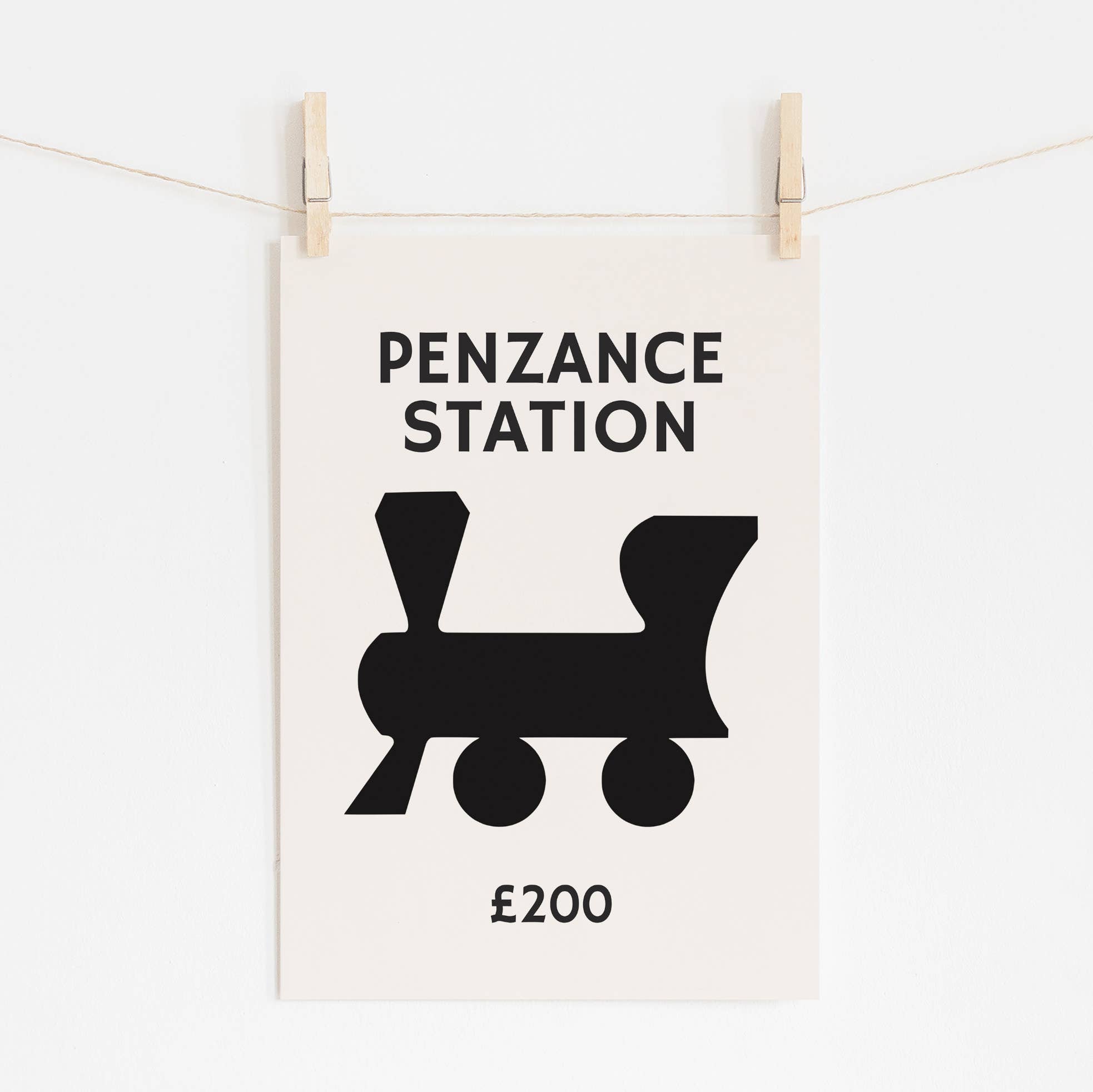 Timmy Loves – wholesale Art print – Customised Railway Station A3 Art Print2