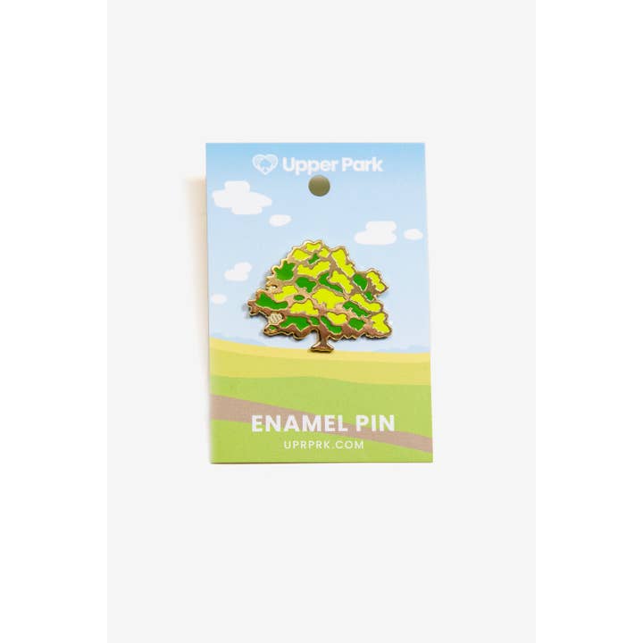 Upper Park Clothing - Wholesale Lapel Pin/Button - Table Mountain Oak Tree Enamel Pin
