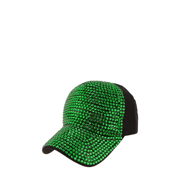 anbfashion - Wholesale Baseball Cap - Women's - METAL FEEL STUDDED BASEBALL CAP CH5079-4
