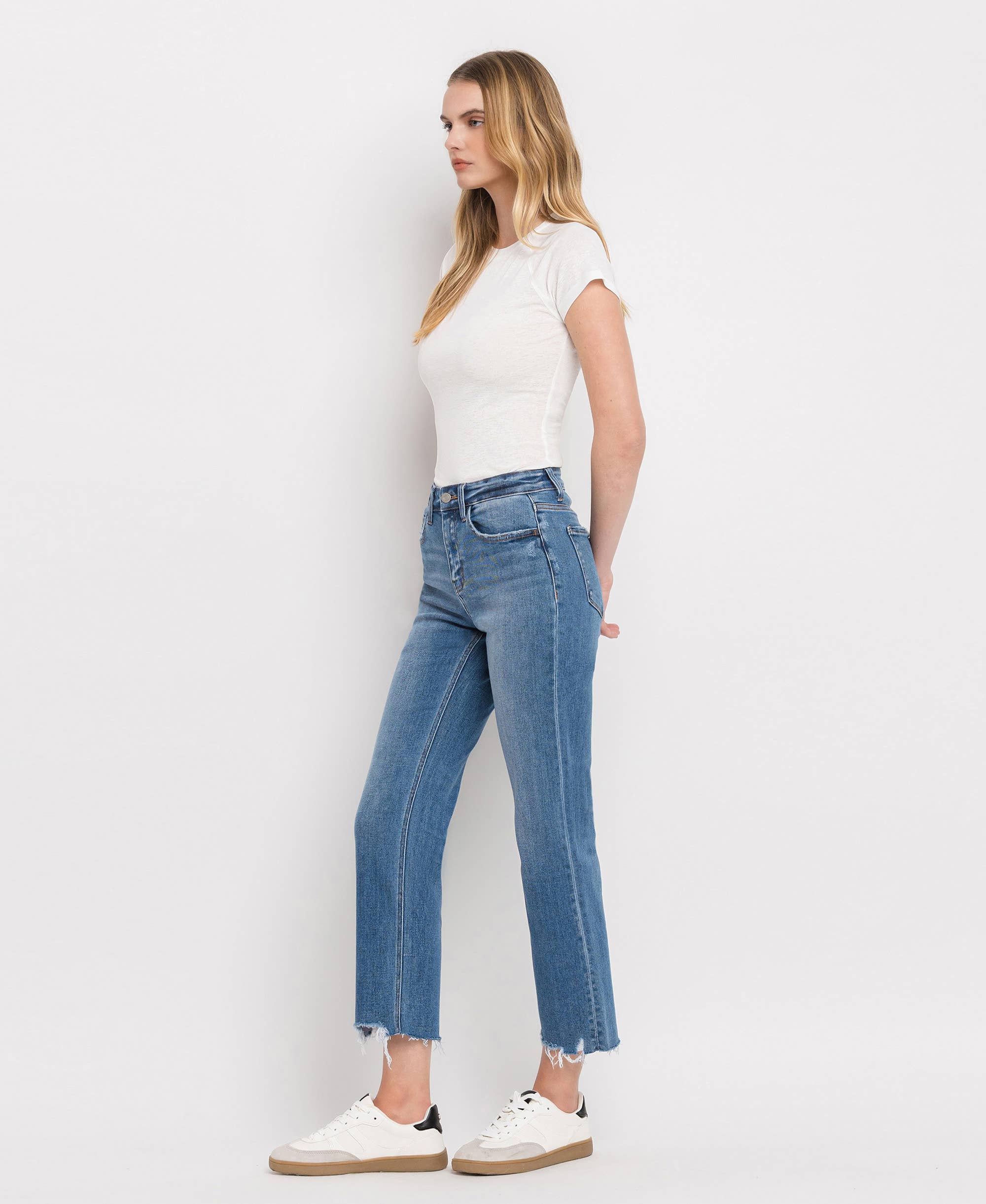 GALLANT HIGH RISE REGULAR STRAIGHT JEANS T6224 for wholesale on Faire13