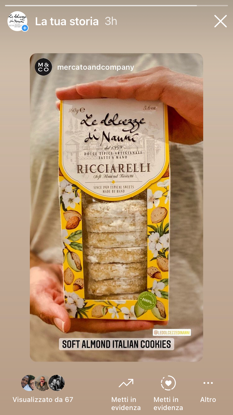 Le Dolcezze di Nanni - Venta al por mayor Galletas - 327 Ricciarelli, tarta blanda de almendras hecha en Italia2