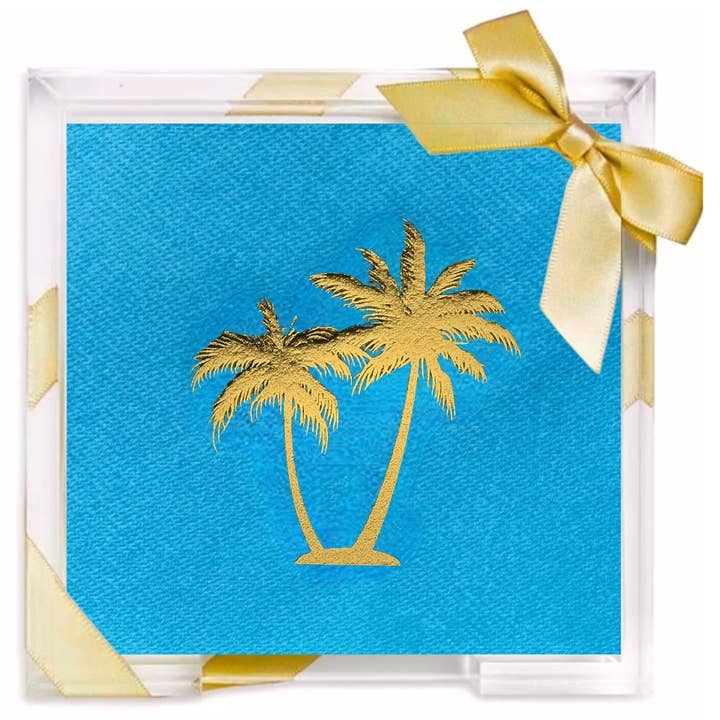 Lined Design - Wholesale Napkin holder - Acrylic Summer Hostess Sets6