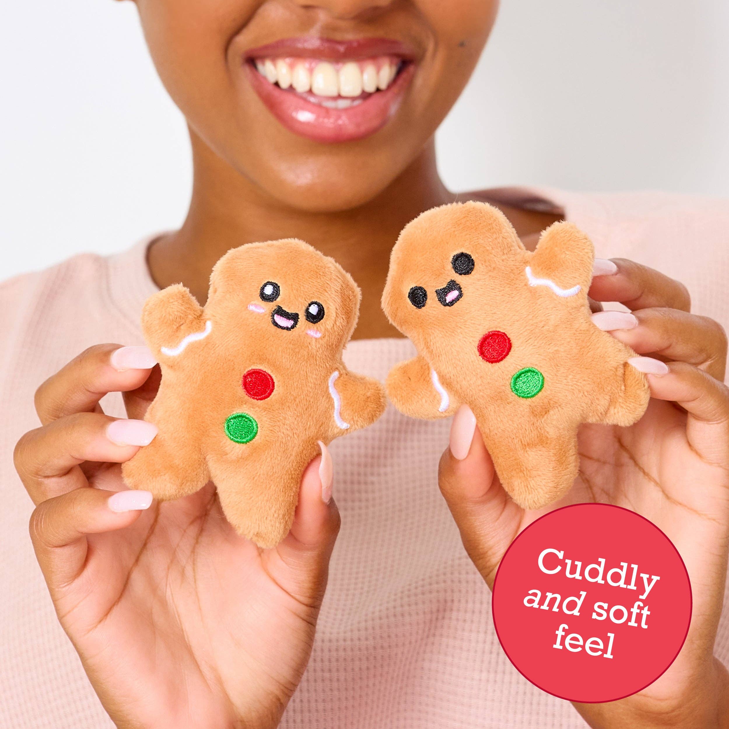 What Do You Meme - Wholesale Stuffed/Plush Toy - Kids & Baby - Emotional Support Gingerbread – Set of 5 Gingerbread Cookies3