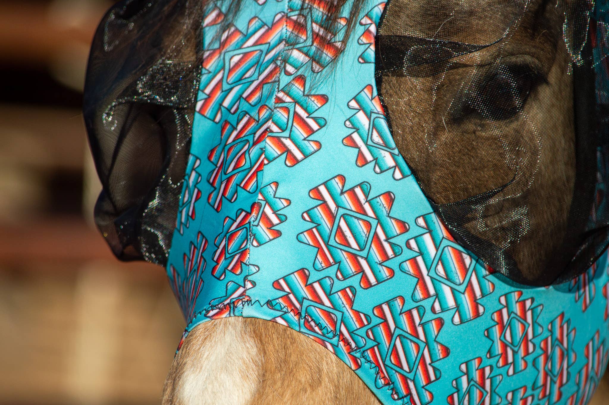 Schulz Equine - Wholesale Horseback Riding Gear - Lycra Fly Mask1