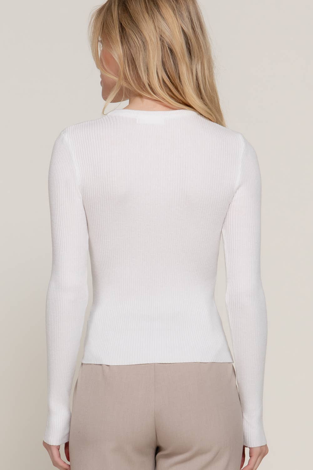 Active Basic | Active USA - Wholesale Knit Sweater - Women's - Long Sleeve Crew Neck Viscose Rib Sweater20