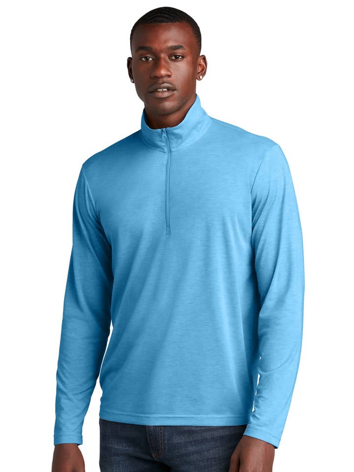 Fusion Performance Quarter-Zip per la vendita all'ingrosso da parte di KOURTLY by Loriet Sports