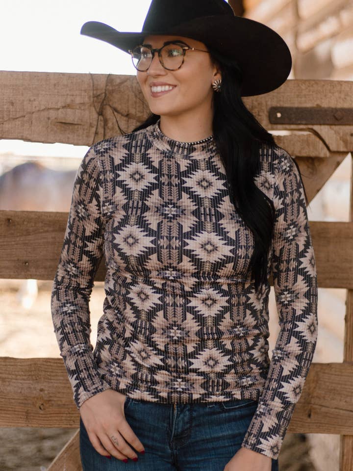 Sterling Kreek - Wholesale Knit Top - Women's - Smoky Mesa Top3