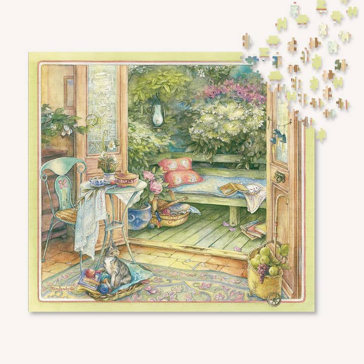 The Puzzle Theory - Wholesale Puzzle - Adult - Kim Jacobs French Doors - 896 Piece Puzzle2