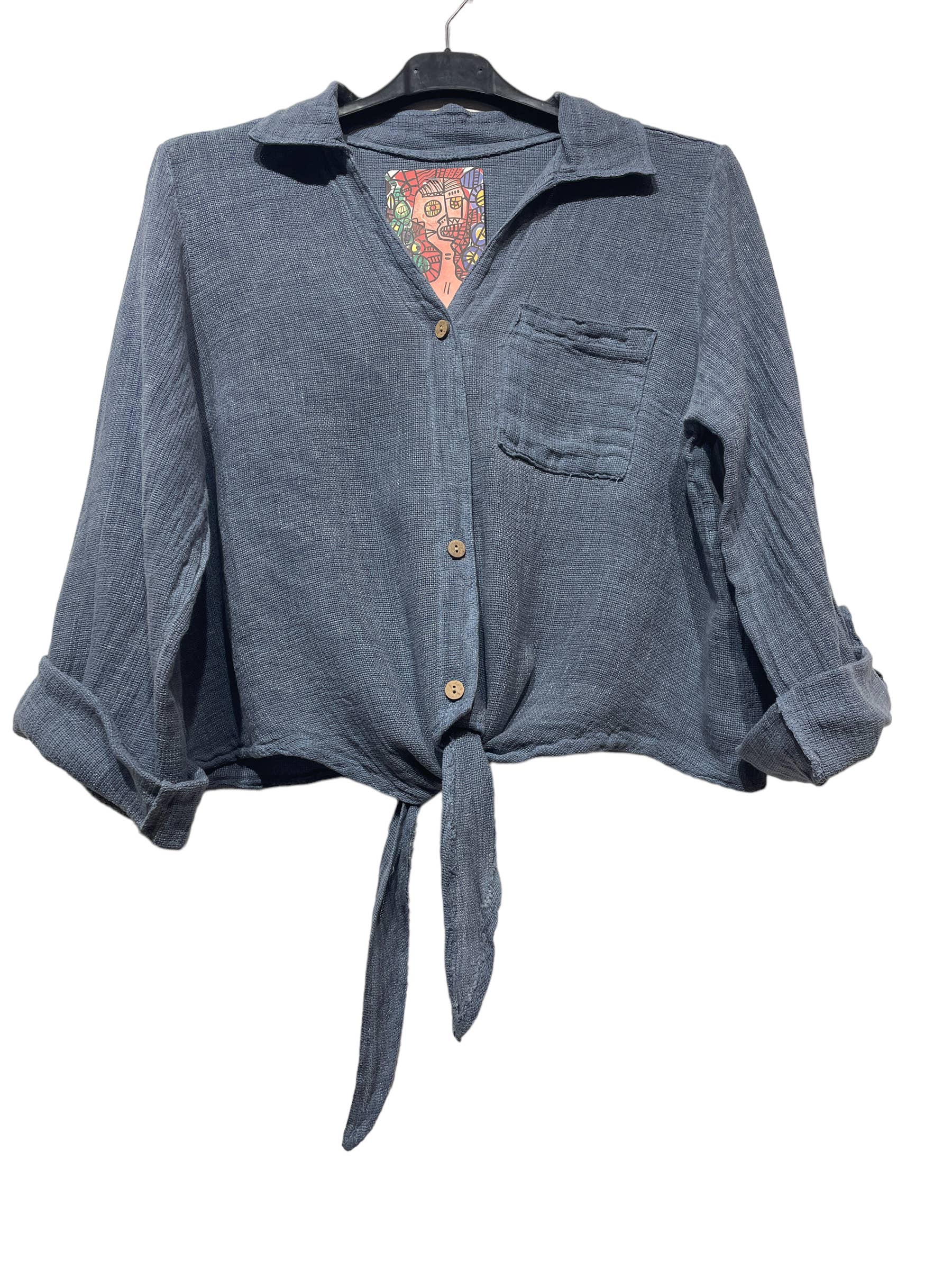 LINEN & COTTON HOUSE – Großhandel Bluse – Damen – Leinenweste 3025 MY VEST27