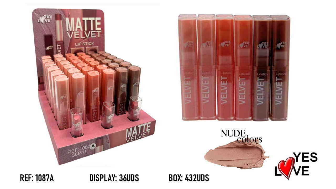 Yes Love Cosmetics - Wholesale Lipstick - MATTE VELVET NUDE LIPSTICK0