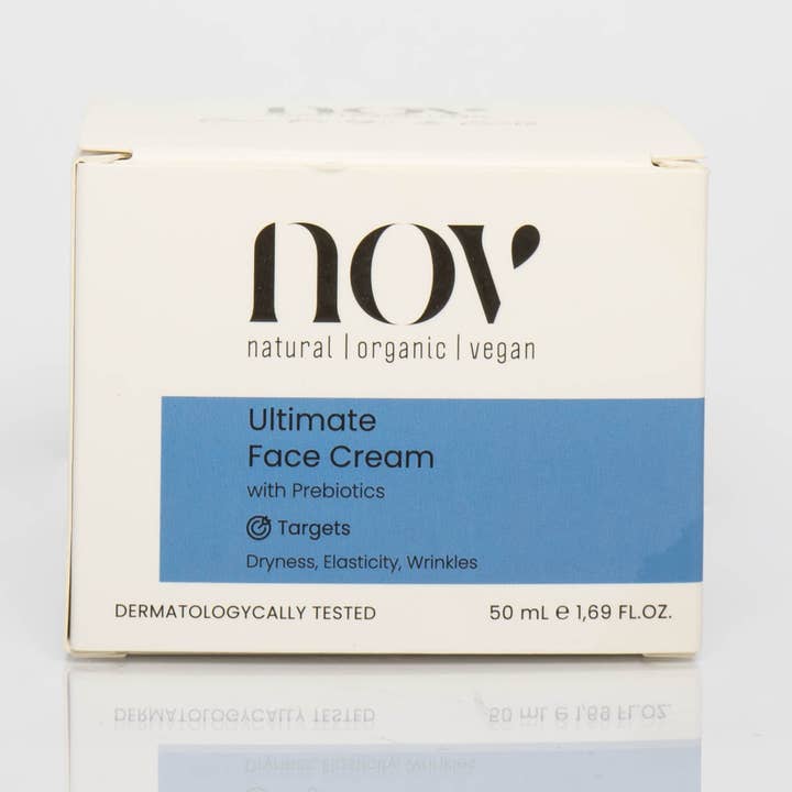 NOV Natural Organic Vegan ULTIMATE FACE CREAM with prebiotic for wholesale by NOV NATURAL ORGANIC VEGAN