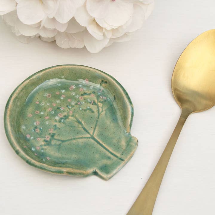 Green Meadow Spoon Rest for wholesale by Juliet Reeves Designs