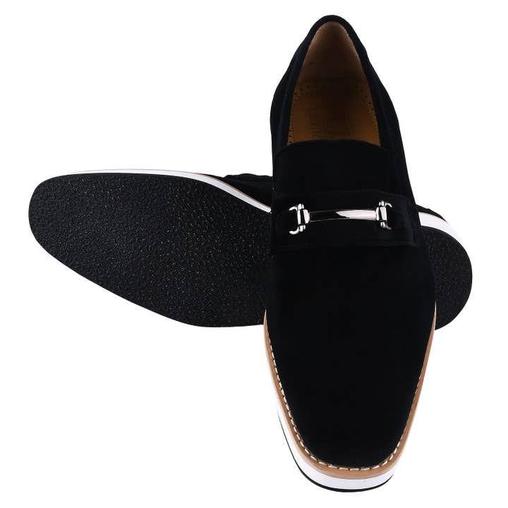 LIBERTYZENO – Großhandel Loafer – Herren – Welkar Slip-On-Mokassins für Herren aus Samt mit lässiger Schnalle