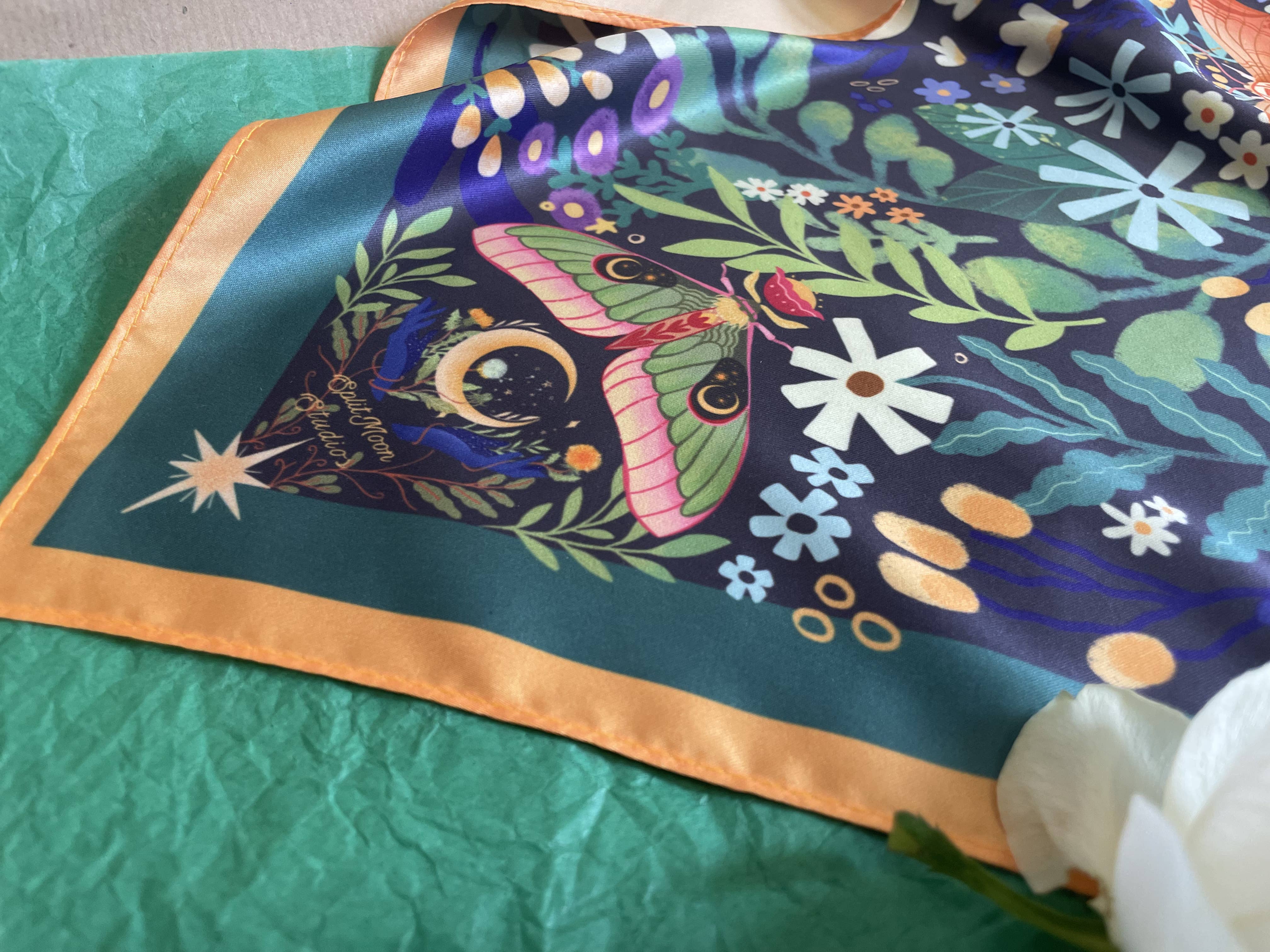 Split Moon Studios - Wholesale Scarf - Women's - Rebirth Moth Motive Scarf4