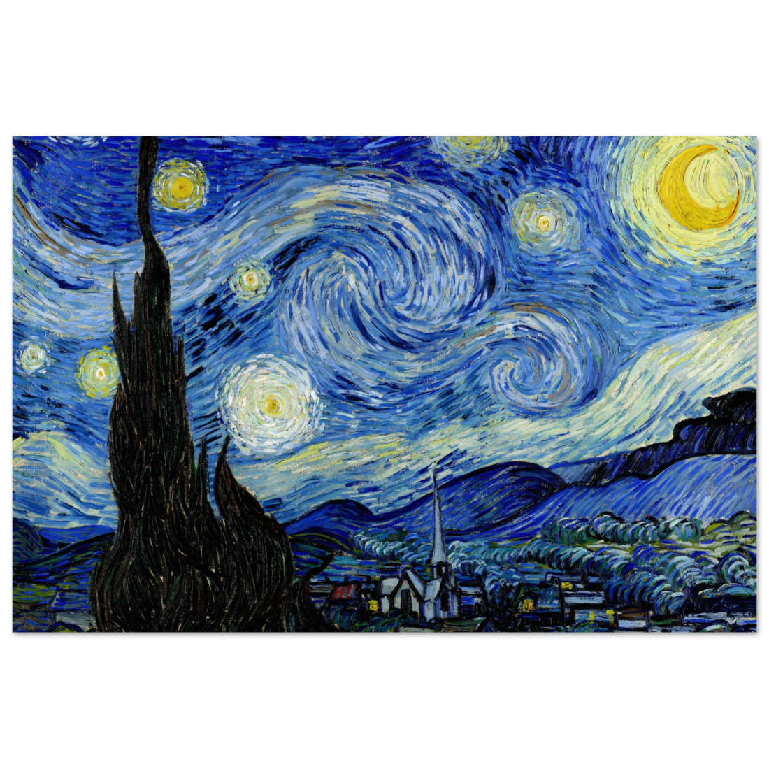 Art-O-Rama Shop - Vendita all'ingrosso Poster - Van Gogh - La notte stellata, poster dell'opera del 18891
