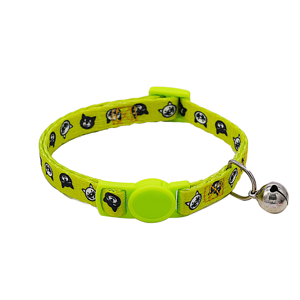 PAWPAWwholesale - Wholesale Pet Collar - Cat - ful Printed Cat Collar with Bell - Adjustable_CWMM744314