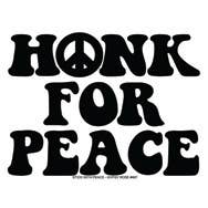 Gypsy Rose - Wholesale Sticker - Honk for Peace Bumper Sticker