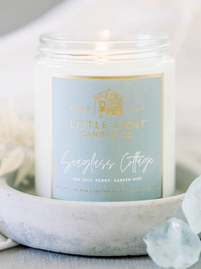 Seaglass Cottage Jar for wholesale by Papilane House