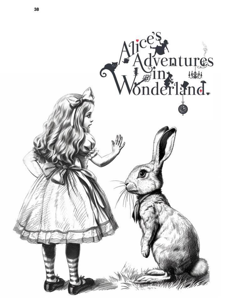 Alice in Wonderland for wholesale by Chartabookbinder