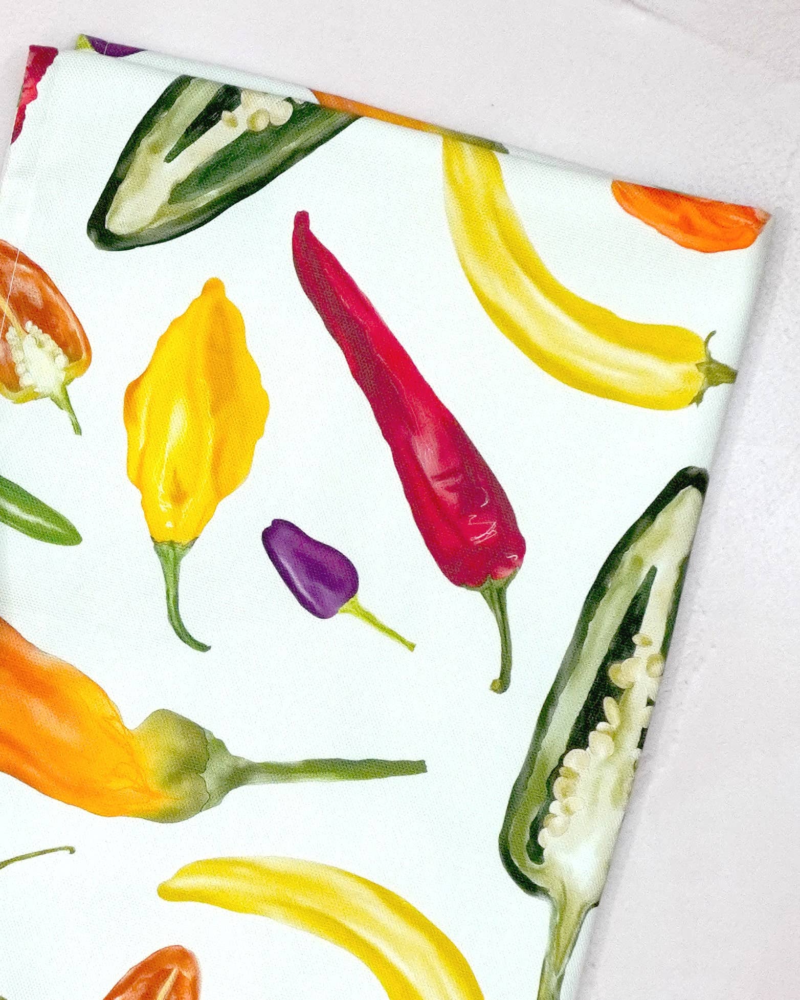 Corinne Alexander - Wholesale Tea towel - Chilli Tea Towel - British Made - Cotton - Kitchen Towel4