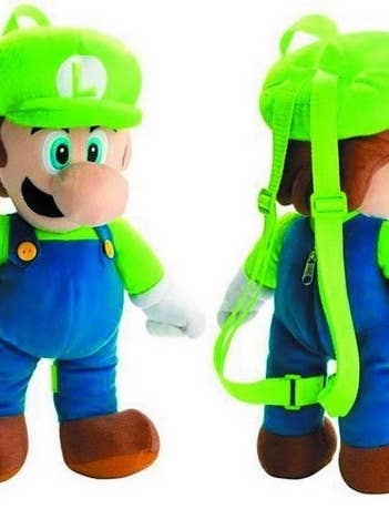 NINTENDO LUIGI 18" PLUSH BACKPACK for wholesale by The Zoofy Group , LLC