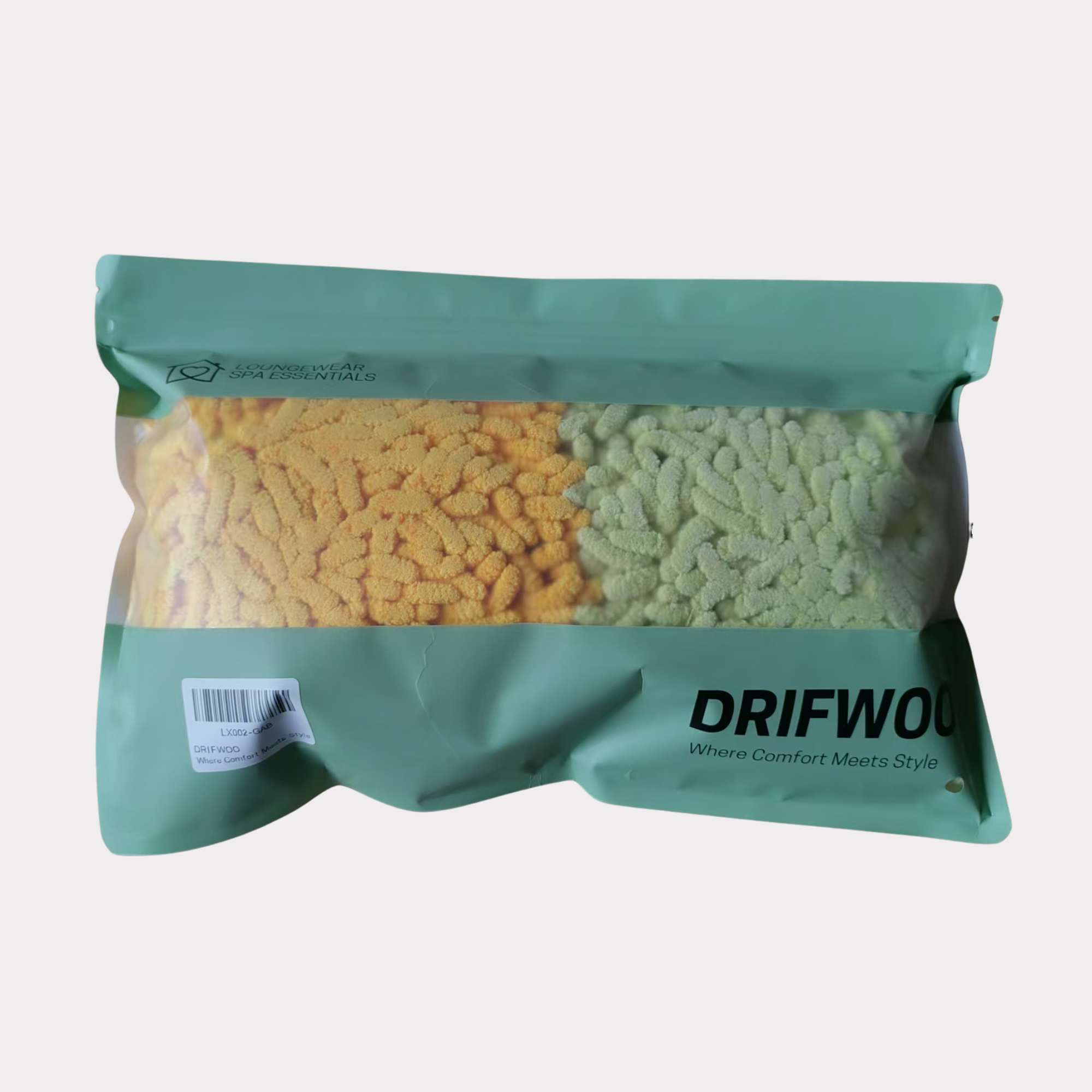DrifWoo – wholesale Handduk – Chenillehängande handdukar 3 färguppsättningar Drifwoo presentförpackning8
