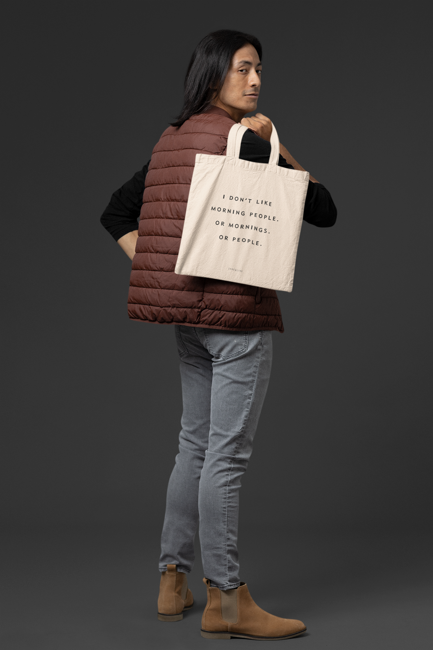 typealive – Großhandel Tragetasche – Unisex – Baumwolltasche / Morning People3