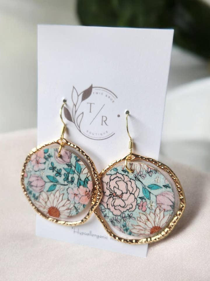 Carlie|Spring boho bloom leather for wholesale by Twig & Rue boutique