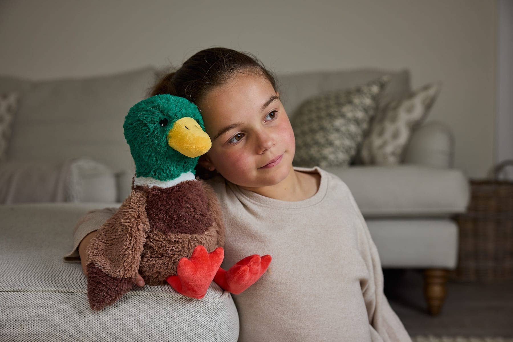 Warmies - Vente Peluche – enfant et bébé - Canard colvert Warmies®6