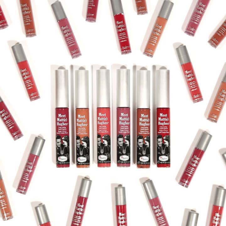 theBalm Meet Matt(e) Hughes® Long Lasting Liquid Lipstick for wholesale by Beauty Goddess
