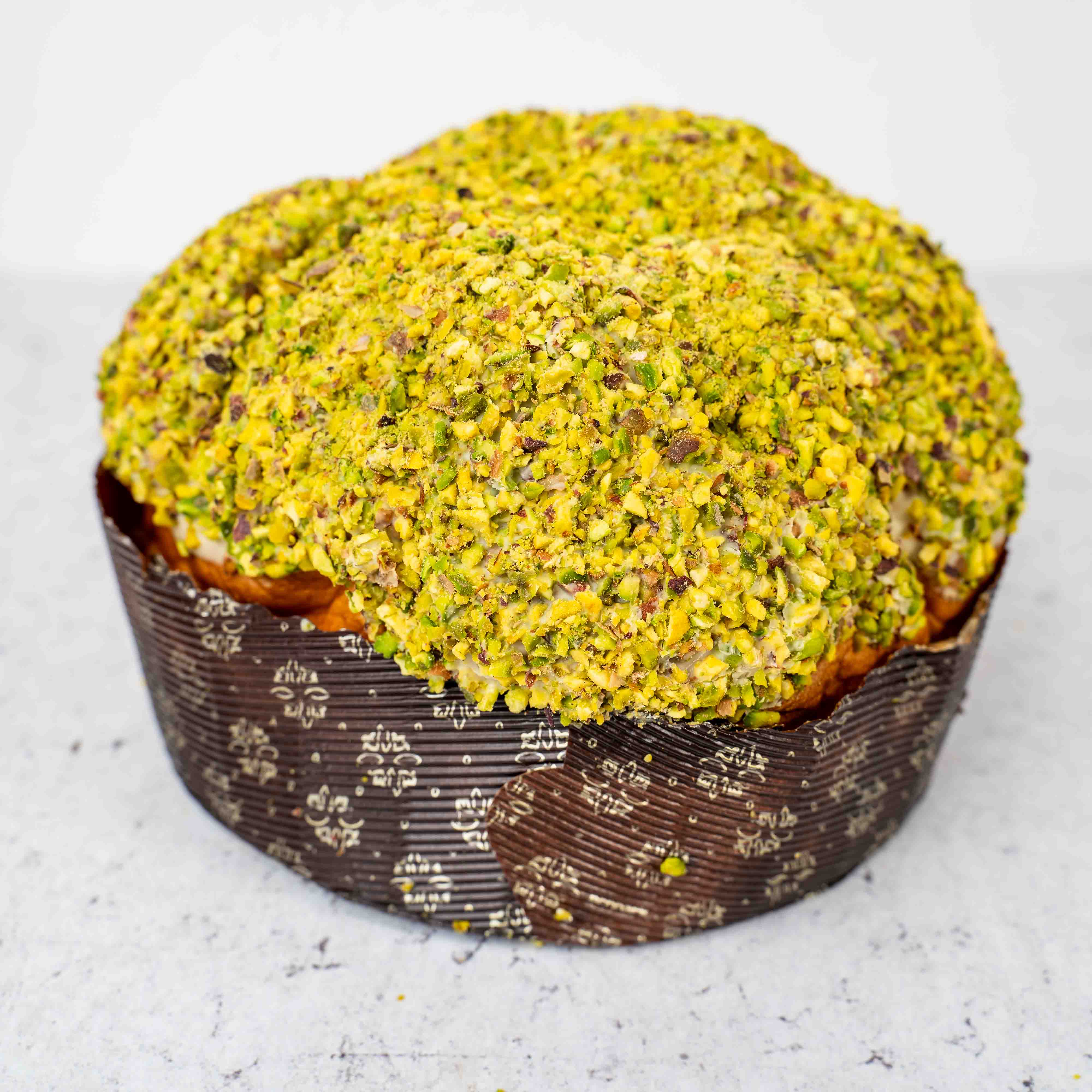 Sicilyaddict - Venta al por mayor Tarta - Panettone artesanal El PISTACCHIOSO 1,3kg extra relleno con 500g de pistacho1