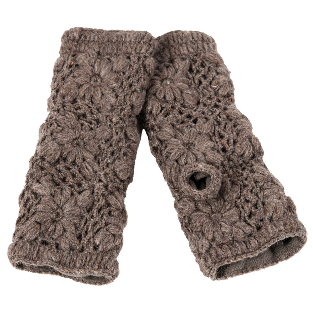 Nirvanna Designs, Inc. – wholesale Hand warmer – Flower Crochet Handwarmers43