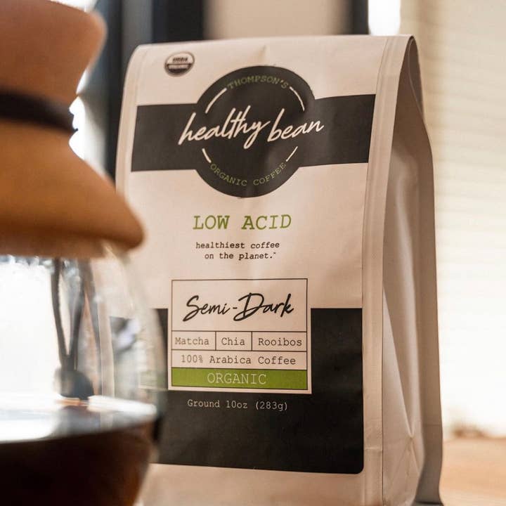 Healthy Bean Organic Coffee - Wholesale Ground Coffee - Healthy Bean Coffee. 10 Bags of Ground and 10 Bags of Whole1