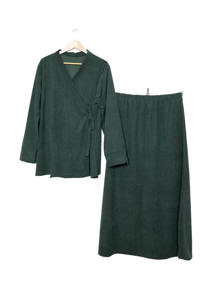 IDEAL OUTFIT - Wholesale Top & Pant Set (NOT Loungewear) - Women's - Ribbed set for winter 2385-ju-Ribbed8