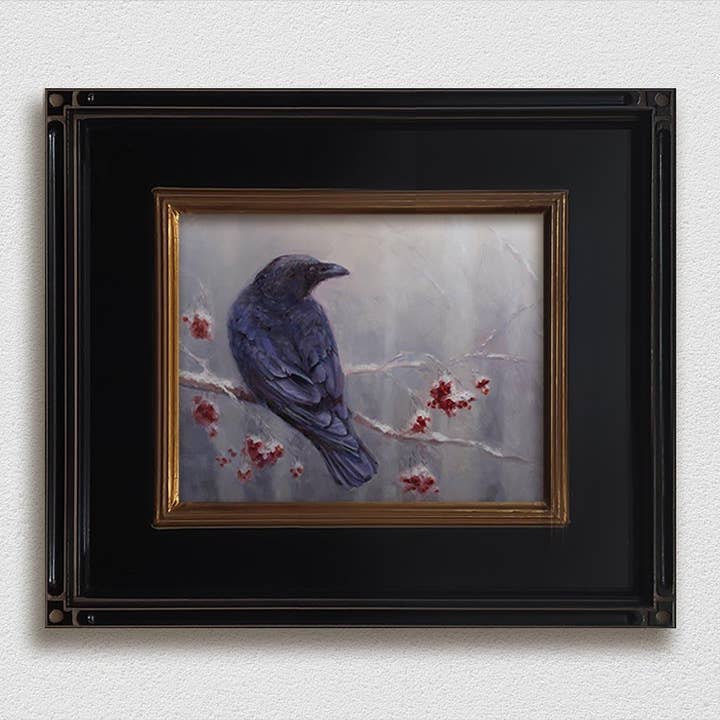 Whitworth Gallery - Wholesale Painting/Drawing - Winter Raven Painting on Canvas