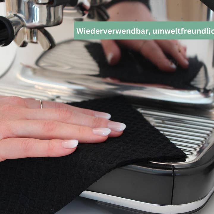 PROTEA - Wholesale Dishcloth - 2x organic sponge cloth compostable, black | PROTEA (copy)6