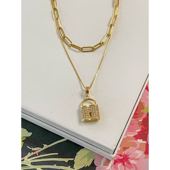 BLAKELEY - Wholesale Pendant/Charm Necklace - LAUREL LOCKET NECKLACE1