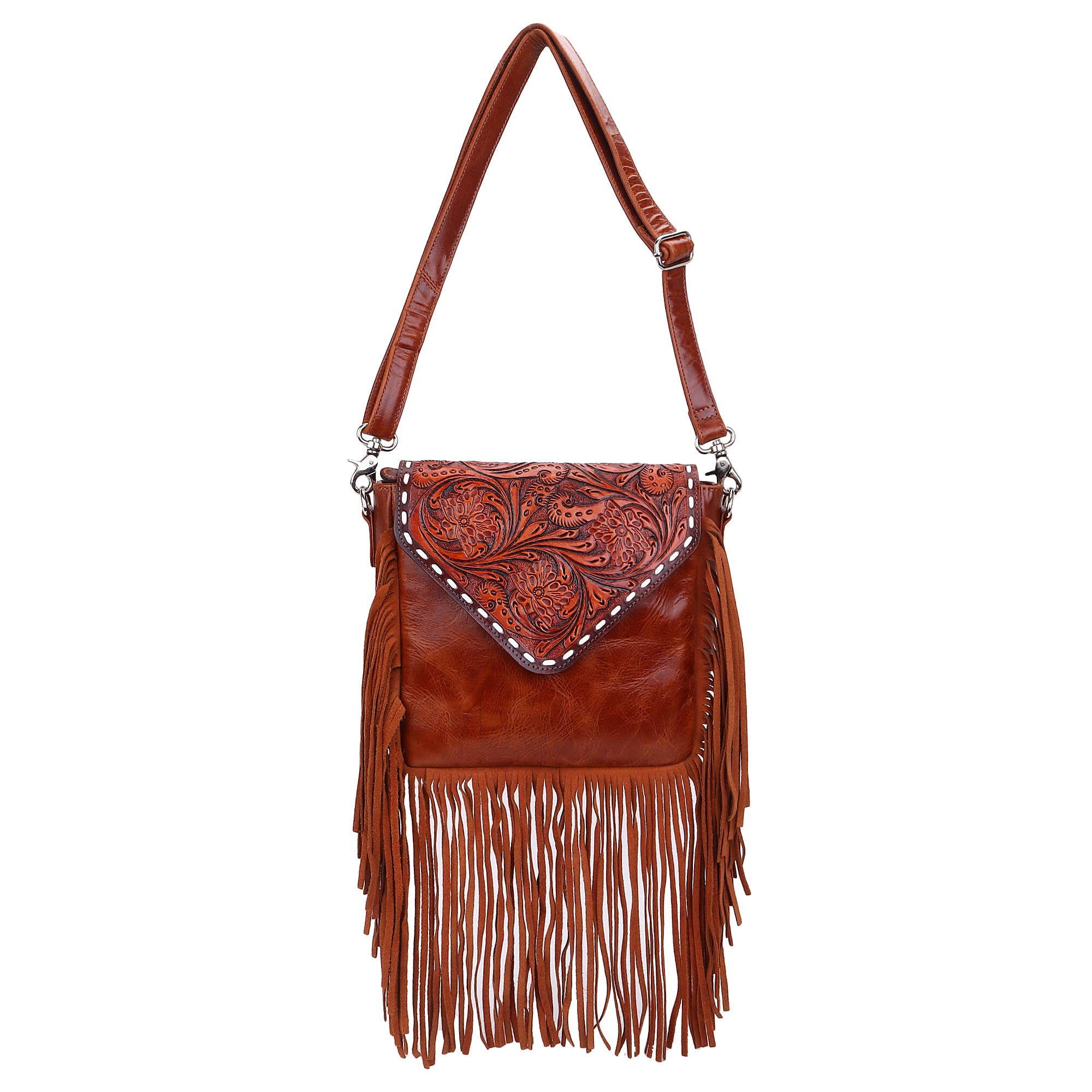 Sixtease Bags USA - Wholesale Crossbody Bag - Women's - Leather Cowhide Western Hand Tooled Women Crossbody Bag4