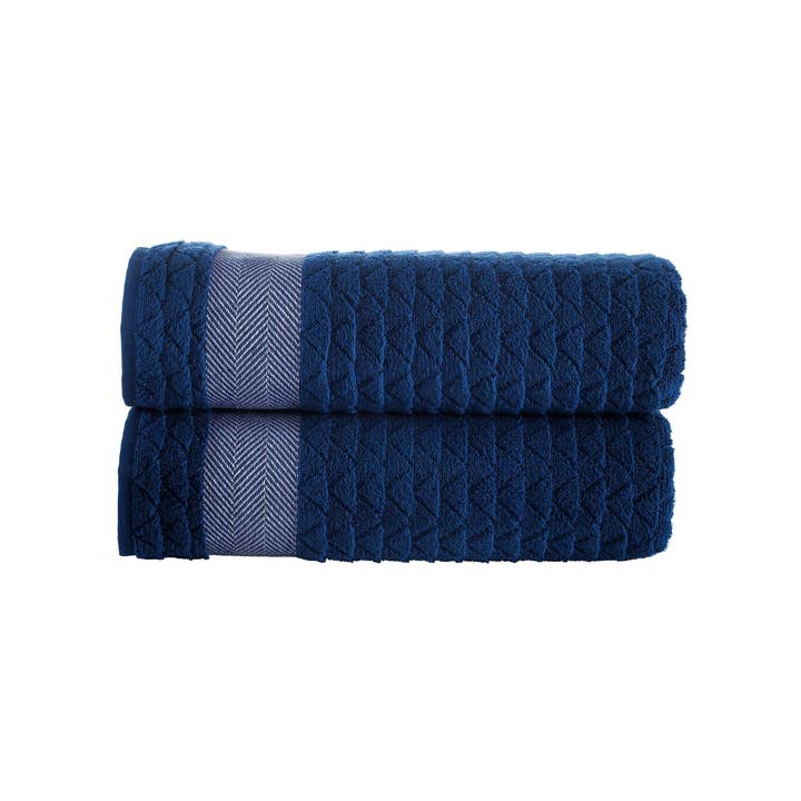 Brooks Brothers – wholesale Towel set – Brooks Brothers Herringbone 2 pcs Bath Sheets