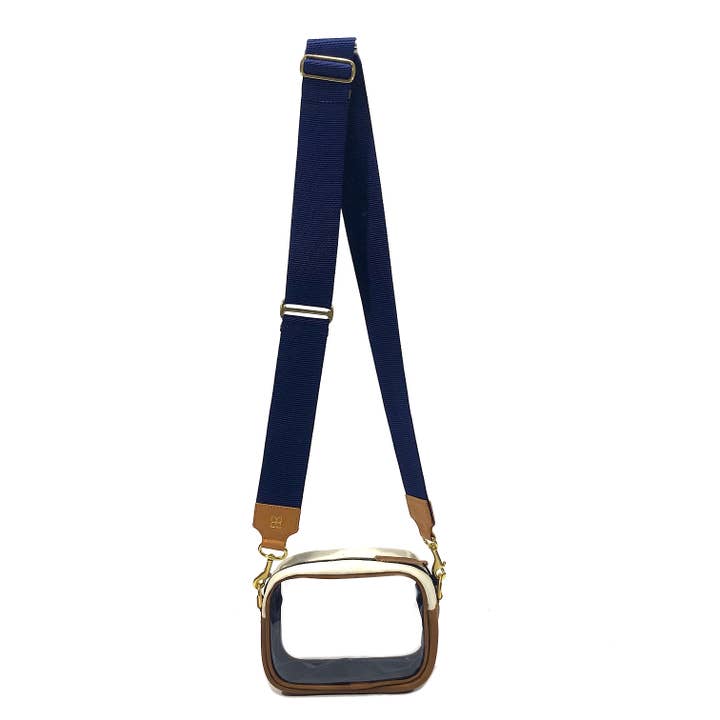 Crossbody Spirit Natural med Navy för wholesale av Canvas Clover