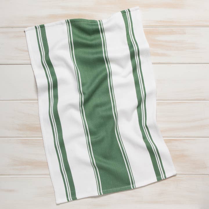 Now Designs by Danica - Wholesale Tea Towel - Symmetry Elm Green Dishtowel2
