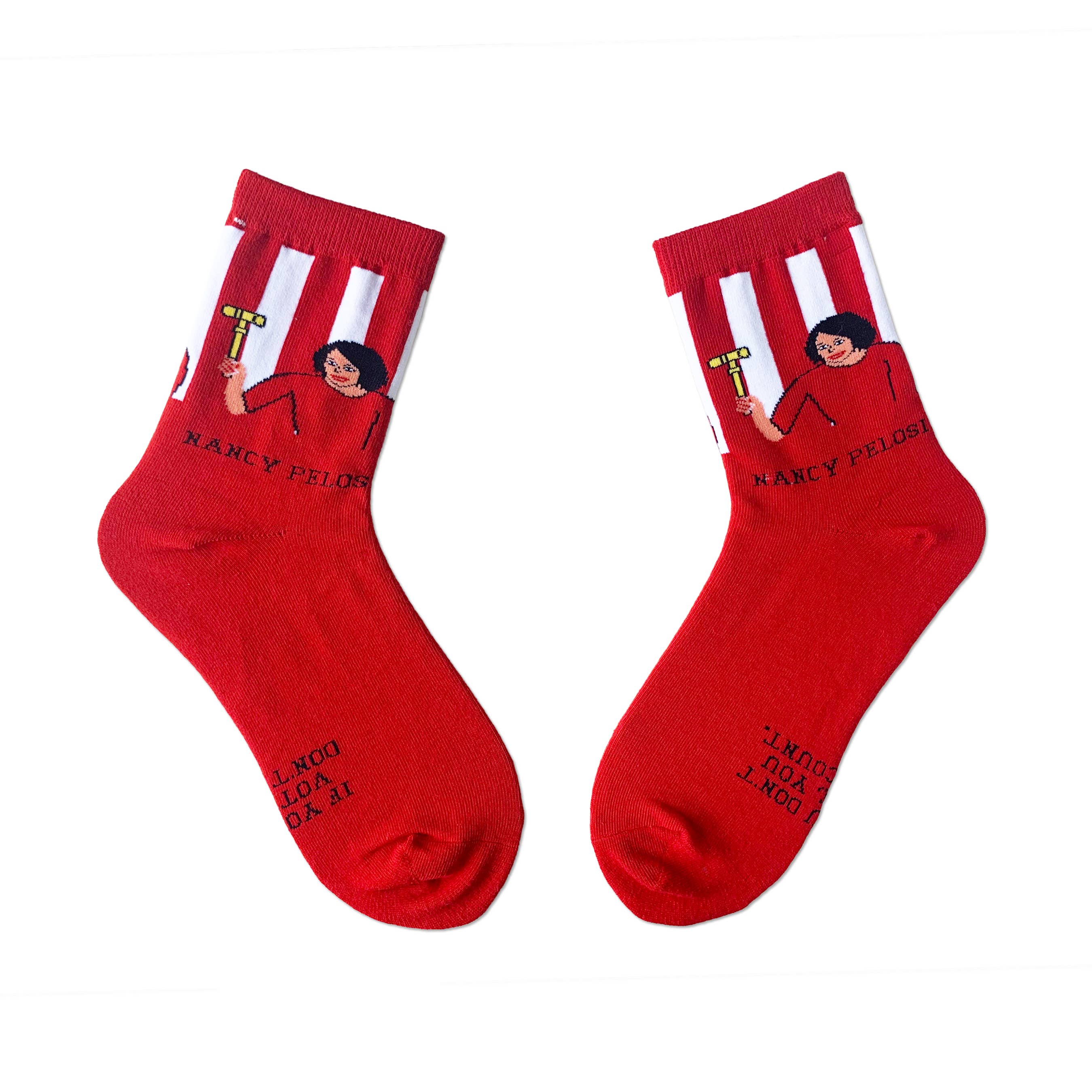 Maggie Stern Stitches - Wholesale Socks - Women's - Nancy Pelosi Ankle Socks Medium7