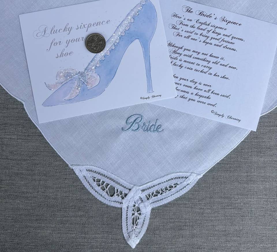 Simply Charming - Wholesale Keepsake Coin/Token - Bride's Sixpence1