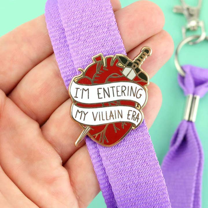 Jubly-Umph - Wholesale Lapel Pin/Button - I'm Entering My Villain Era Lapel Pin