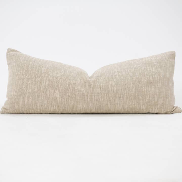 Weave Tweed Oxford Natural Long Lumbar Cushion 35 x 90cm and other Purchase Wholesale linen cushion. Free Returns & Net 60 Terms on Faire trending on Faire.