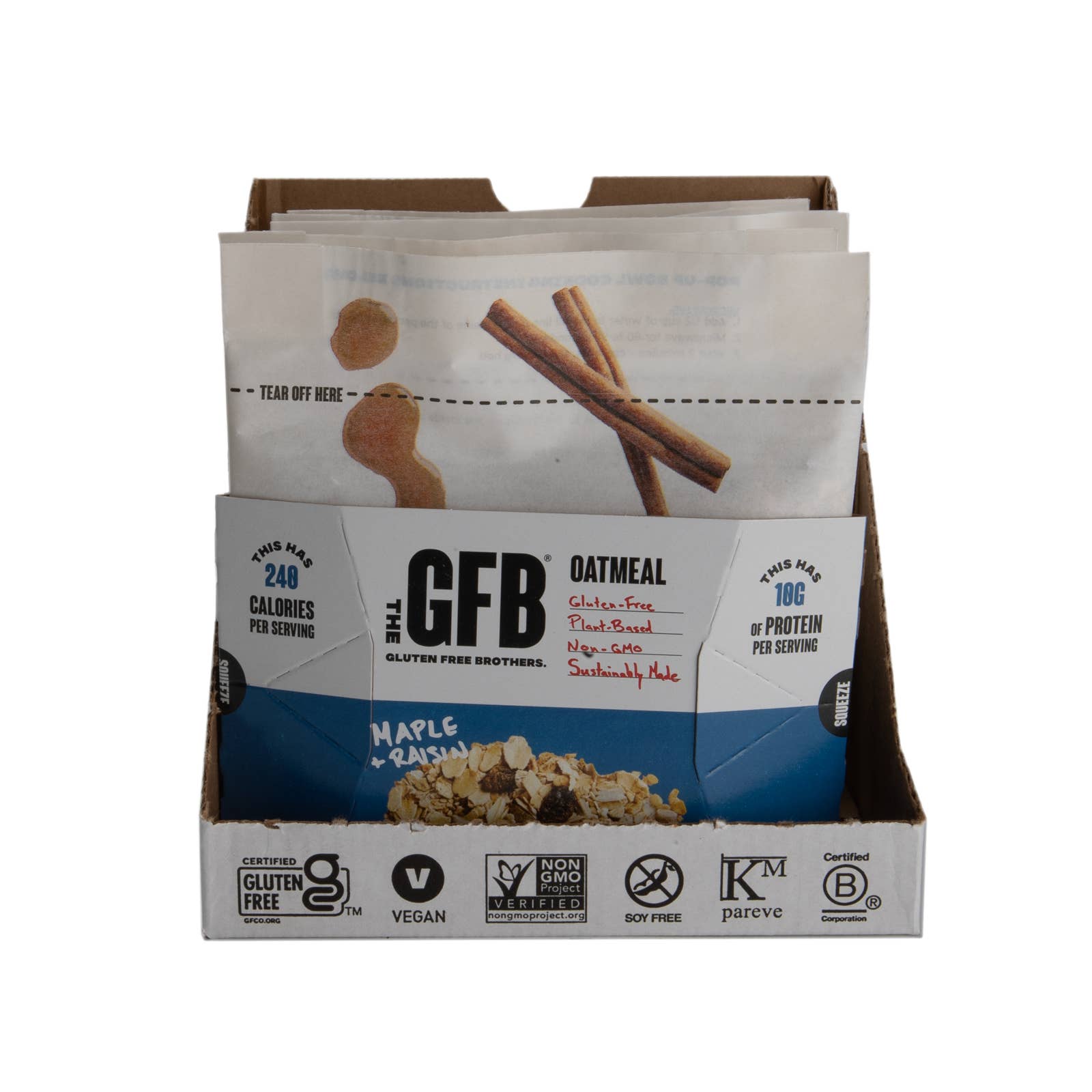The GFB – Engroshandel Havre – GFB: Maple Raisin Glutenfri Protein Havregryn Pop-Up Cup7