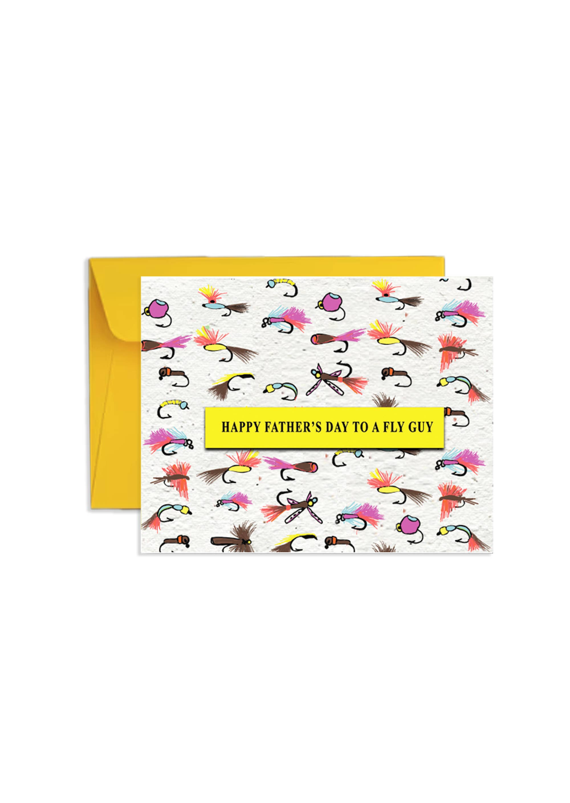 Artsy Em - Wholesale Father's Day Card - Happy Father's Day To A Fly Guy Wildflower Seed Paper Card