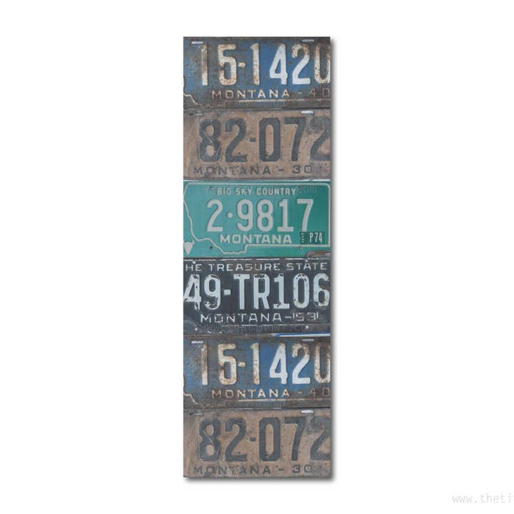 Bookmark - Vintage Montana License Plates for wholesale by Juniper & Spruce