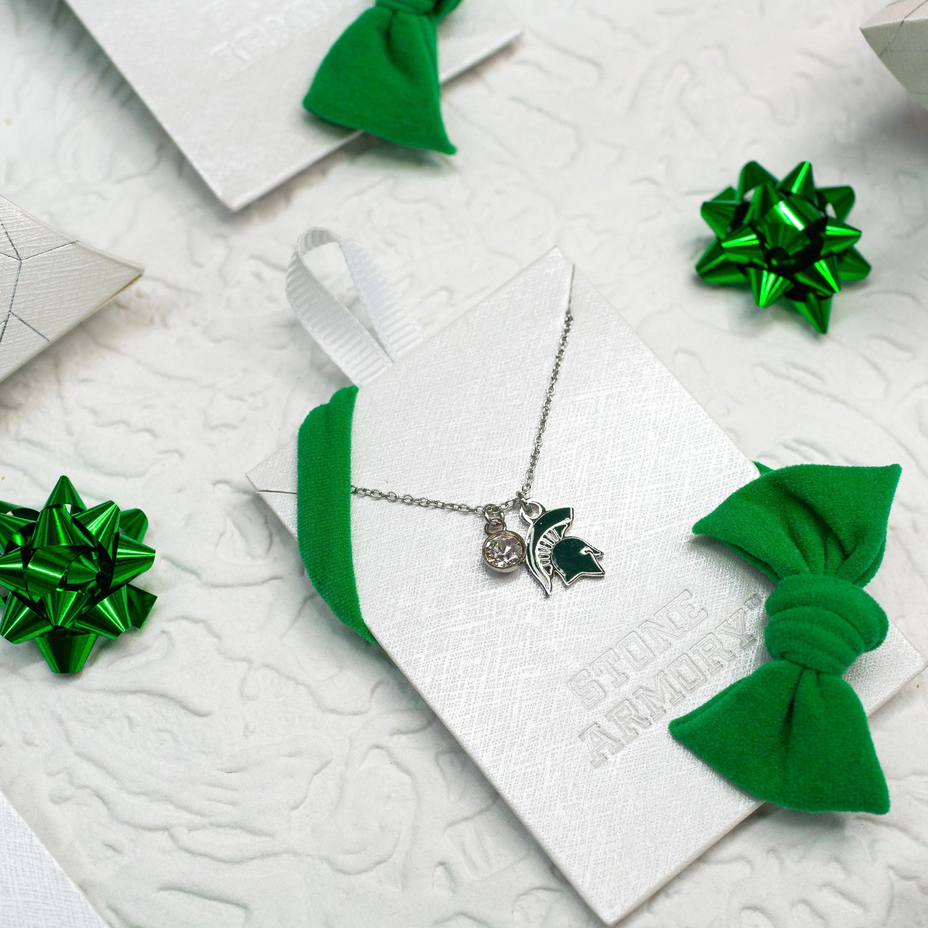 Stone Armory - Wholesale Pendant/Charm Necklace - Michigan State Spartan Charm Necklace1