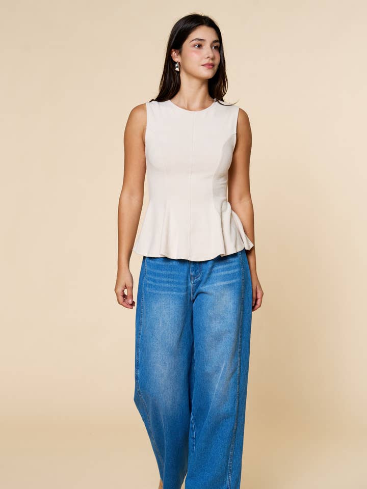 Wide Leg Denim Pants for wholesale by Lalavon